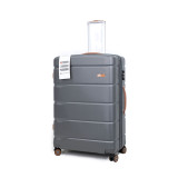ITQH Q08 ABS硬殼萬向輪拉桿行李箱- 25寸灰色 | TSA海關鎖密碼箱