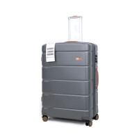 ITQH Q08 ABS硬殼萬向輪拉桿行李箱- 20寸灰色 | TSA海關鎖密碼箱