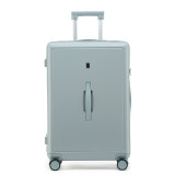 高品質男女通用PC旅行箱 - 淡藍色(26寸) | 三七收納分區 | 三檔調節鋁製拉桿