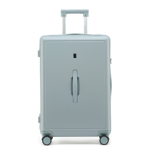高品質男女通用PC旅行箱 - 淡藍色(26寸) | 三七收納分區 | 三檔調節鋁製拉桿