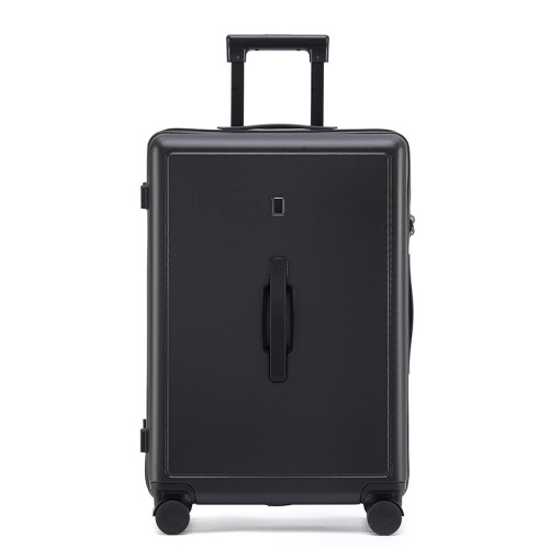 高品質男女通用PC旅行箱 - 黑色(26寸) | 三七收納分區 | 三檔調節鋁製拉桿