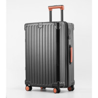 極簡·靜奢多功能拉桿行李箱 - 黑色(26寸) | 三層複合抗壓結構 | 靜音減震萬象輪