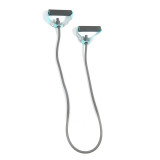 REEBOK L2 (中級) 阻力帶 - 灰色 | 舒適握柄 | 加強肌肉組群 | 香港行貨