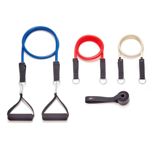 REEBOK 阻力帶套裝(5-30KG) | 多功能訓練輔助 | 便攜易收納 | 香港行貨