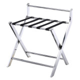 酒店客房專用行李架-不鏽鋼（靠背款） | 堅固耐用 | 高檔造型