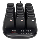 RETEKESS 方形取餐呼叫器-1拖30 | 可自訂七種尋呼模式 | 待機時間15小時 | 500米工作距離