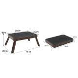 一步踩腳凳-棕色 | 摺疊輕薄 | 高承重 | 便攜易收納