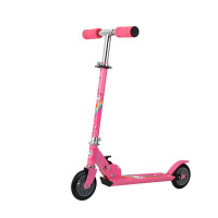 可摺疊兒童滑板車-粉紅色 | 順暢滑行 | 三檔高度調節 | PU靜音輪
