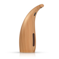 可調式充電款感應洗手液器-淺木紋| 四檔可調 | 防水設計 | 磁吸充電