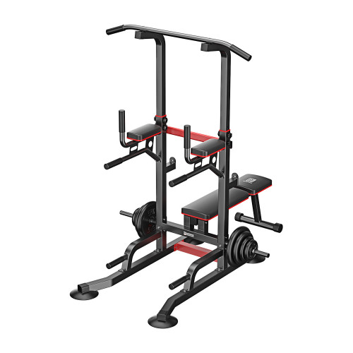 家用引體上升健身器材帶臥推凳 | 加粗管材 | 多檔調節 | 强力承重