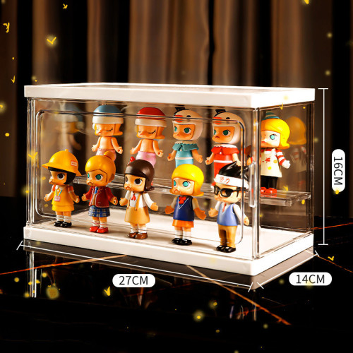 盲盒收納展示架-小號一層 | 自由疊加 | 360°通透 | 防塵防氧