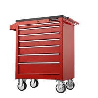 Greener 綠林 汽車維修移動抽屜工具車-DA-47 七抽紅 | 860*464*951MM | 注意！不含工具 | 重型煞車車輪