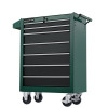 Greener 綠林 汽車維修移動抽屜工具車-DA-27 七抽綠 | 615*330*900MM | 注意！不含工具 | 重型煞車車輪