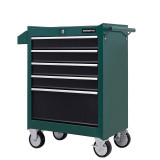 Greener 綠林 汽車維修移動抽屜工具車-DA-45 五抽綠 | 680*458*808MM | 注意！不含工具 | 重型煞車車輪