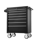 Greener 綠林 汽車維修移動抽屜工具車-DA-47 七抽黑 | 860*464*951MM | 注意！不含工具 | 重型煞車車輪