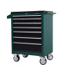 Greener 綠林 汽車維修移動抽屜工具車-DA-47 七抽綠 | 860*464*951MM | 注意！不含工具 | 重型煞車車輪