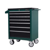 Greener 綠林 汽車維修移動抽屜工具車-DA-47 七抽綠 | 860*464*951MM | 注意！不含工具 | 重型煞車車輪