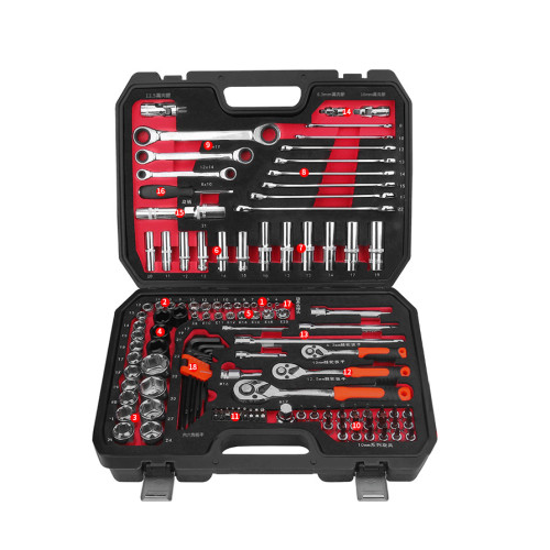 綠林 多功能扳手套裝-4S款128件 | 車輛維修/家具安裝/家電修理適用 | 隨心搭配