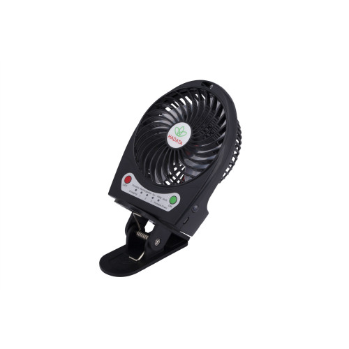 HADATA F95B 便攜式手持芭蕉扇 - 黑色 | 可用作行動電源 | 可拆卸底夾