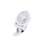 HADATA F95B 便攜式手持芭蕉扇 - 白色 | 可用作行動電源 | 可拆卸底夾