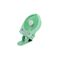 HADATA F95B 便攜式手持芭蕉扇 - 綠色 | 可用作行動電源 | 可拆卸底夾