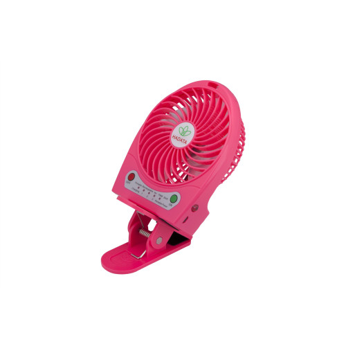 HADATA F95B 便攜式手持芭蕉扇 - 桃紅色 | 可用作行動電源 | 可拆卸底夾