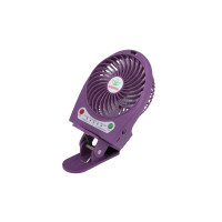 HADATA F95B 便攜式手持芭蕉扇 - 深紫色 | 可用作行動電源 | 可拆卸底夾