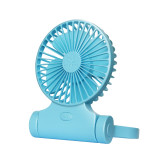 HADATA F98 暴風掛頸迷你風扇 - 藍色 | 防捲入風葉 | 雙向360°旋轉