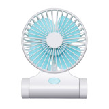 HADATA F98 暴風掛頸迷你風扇 - 白色 | 防捲入風葉 | 雙向360°旋轉