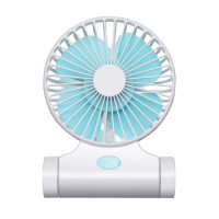 HADATA F98 暴風掛頸迷你風扇 - 白色 | 防捲入風葉 | 雙向360°旋轉