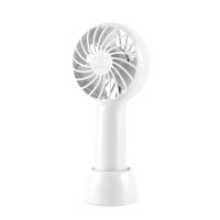 HADATA F8 低分貝靜音手持風扇 - 白色 | 强勁風力 | 8H持久續航