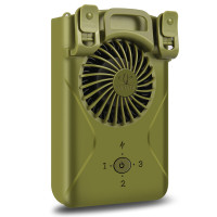 HADATA F66 11W掛腰風扇 - 綠色 | 3檔調速 | 集中出風 | 無刷電機