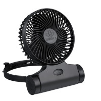 HADATA F98A 10W掛立迷你風扇 - 黑色 | 四級風力可調 | 持久續航