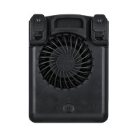 HADATA F68 11W掛腰掛頸風扇 - 黑色 | 渦輪增壓 | 自帶衣夾