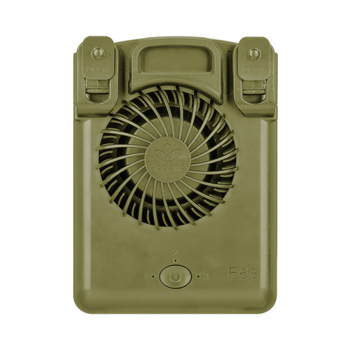 HADATA F68 11W掛腰掛頸風扇 - 軍綠色 | 渦輪增壓 | 自帶衣夾