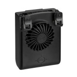 HADATA F6 迷你掛腰掛頸風扇 - 黑色 | 廣角出風口 | 靜音電機