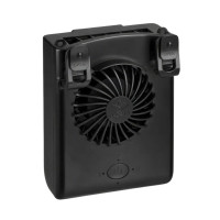 HADATA F6 迷你掛腰掛頸風扇 - 黑色 | 廣角出風口 | 靜音電機