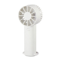 HADATA F60 手持迷你風扇 - 白色 | 强勁無刷電機 | 回彈登山扣