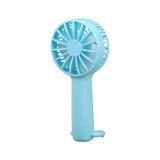 HADATA F8A 多用便攜式手持迷你風扇 - 天藍色 | 便攜登山掛扣 | 三檔大風力