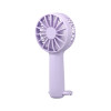 HADATA F8A 多用便攜式手持迷你風扇 - 淺紫色 | 便攜登山掛扣 | 三檔大風力