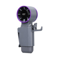 HADATA F3 可折疊手持迷你風扇 - 灰色 | 100檔無極調速 | 機殼分體