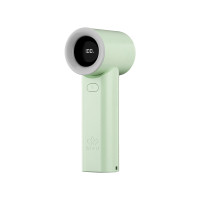 HADATA F33 輕巧迷你手持風扇 - 淺綠色 | 五檔風速調節 | 輕音運行