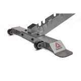 REEBOK 多功能健身床 - 灰色 | 2.5" 厚軟墊 | 3個座位角度 | 6個靠背角度 | 香港行貨