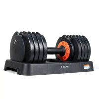 HEAD 55lb 極速調重啞鈴(一個) - 黑色 | 家用健身 | 可調式重量 | 香港行貨