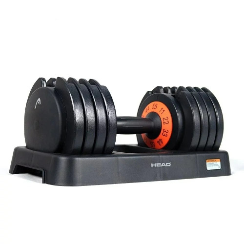 HEAD 55lb 極速調重啞鈴(一個) - 黑色 | 家用健身 | 可調式重量 | 香港行貨