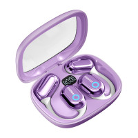 HYUNDAI 現代 Y16智慧語音翻譯藍牙耳機-紫色 | 多國語言 | AI記錄 | 24h超長續航