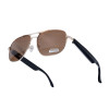 GS02智慧型藍牙無線音訊太陽眼鏡-金框茶色 | 減少光刺激引起的疲勞 | 一鍵喚醒語音導航 | 清晰音效解放雙耳