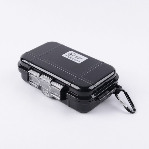 戶外生存防潮防震防壓防水盒-黑色 | 一米水深浸泡16小時無滲水 | 優質材料