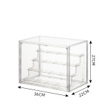 透明壓克力手辦展示櫃階梯款-小號 | PET材質 | 可疊加 | 密封防塵