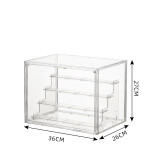 透明壓克力手辦展示櫃階梯款-大號 | PET材質 | 可疊加 | 密封防塵